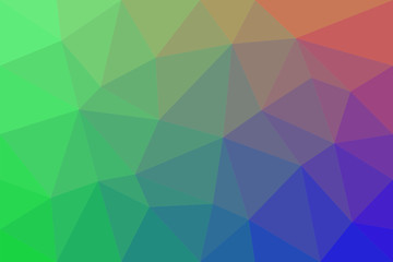 Geometrical abstract triangle tiled pattern background - vector graphic from triangles in colorful tones