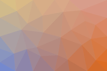 Geometrical abstract triangle tiled pattern background - vector graphic from triangles in colorful tones