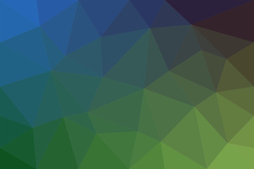 Geometrical abstract triangle tiled pattern background - vector graphic from triangles in colorful tones