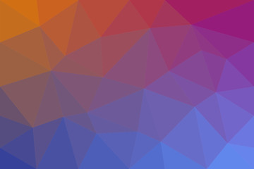 Geometrical abstract triangle tiled pattern background - vector graphic from triangles in colorful tones