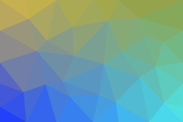 Geometrical abstract triangle tiled pattern background - vector graphic from triangles in colorful tones