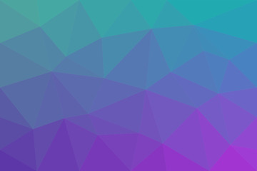 Geometrical abstract triangle tiled pattern background - vector graphic from triangles in colorful tones