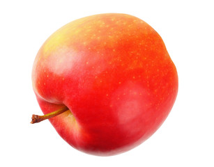 red apple isolated on a white background