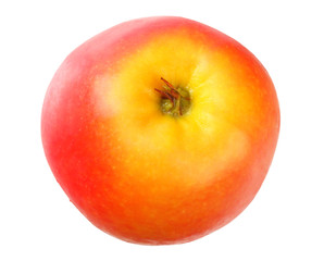red apple isolated on a white background