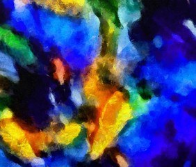 Abstract grunge texture background. Stock abstraction art on canvas. Realistic beauty digital painting. Amazing simple design pattern for backdrop. Macro template in oil. Splashes of paint.