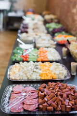 Veggie Meat and Dessert Party Trays 