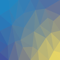 Fototapeta premium Geometrical abstract triangle tiled pattern background - vector graphic from triangles in colorful tones