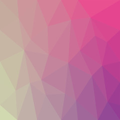 Geometrical abstract triangle tiled pattern background - vector graphic from triangles in colorful tones
