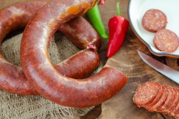 Turkish sausage sucuk