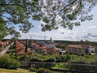 villaggio crespi panorama
