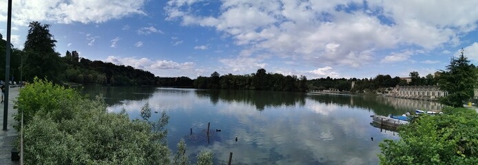 trezzo d'adda ansa del fiume e diga idroelettrica
