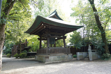 Japanese temple bell house 