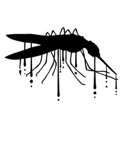 tropfen graffiti blutsauger silhouette stechmücke kleine schnake moskito blut trinken fliege insekt schmeißfliege stechen clipart lustig nervensäge böse monster