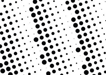 Abstract halftone dotted background. Futuristic grunge pattern, dot, circles.  Vector modern optical pop art texture for posters, sites, business cards, cover, labels mockup, vintage stickers layout.