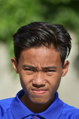 An An Upset Diverse Person