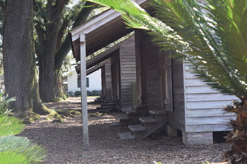 slave quarters at planatation in New Orleans