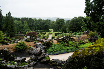 Fototapeta na wymiar English Garden with Rockery