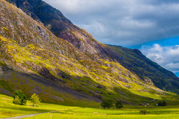 The Hues Of A Highland Hillside