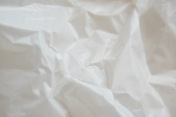Abstract crumpled plastic surface