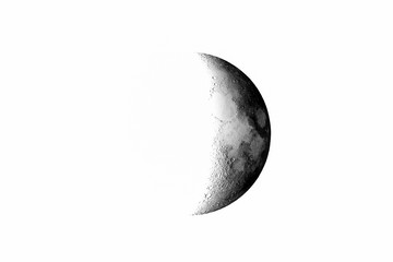 Crescent moon night
