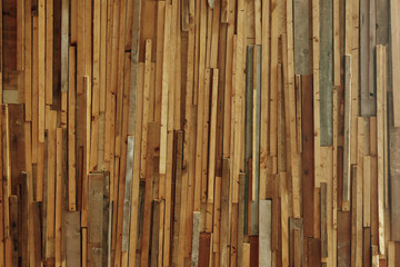 Old wooden wall for background