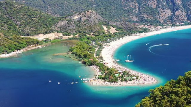 &Ouml;l&uuml;deniz is a resort village on the southwest coast of Turkey. It&rsquo;s known for the blue lagoon of &Ouml;l&uuml;deniz Tabiat Parki and the wide, white Belcekiz Beach.
