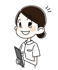 若い女性看護師