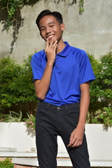 A Shy Teenager Boy
