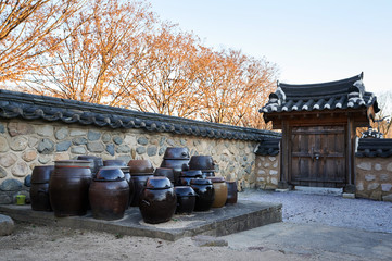 The Kyochon village is a famous traditional village in Gyeongju, Korea.