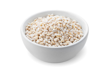 grain barley on a white background.