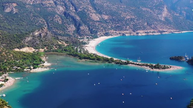 &Ouml;l&uuml;deniz is a resort village on the southwest coast of Turkey. It&rsquo;s known for the blue lagoon of &Ouml;l&uuml;deniz Tabiat Parki and the wide, white Belcekiz Beach.
