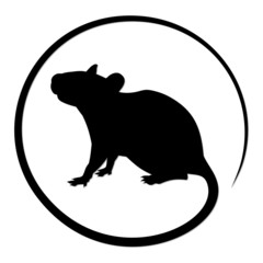 The Round Symbol of Black Rat. 