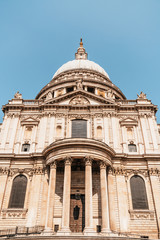Fototapeta na wymiar St. Paul's Cathedral church in London.