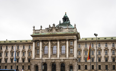Fototapeta na wymiar Palace of Justice - Justizpalast in Munich, Bavaria, Germany