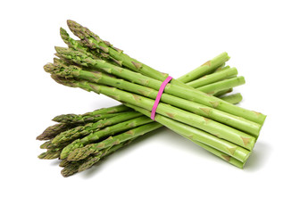 Asparagus on a white background