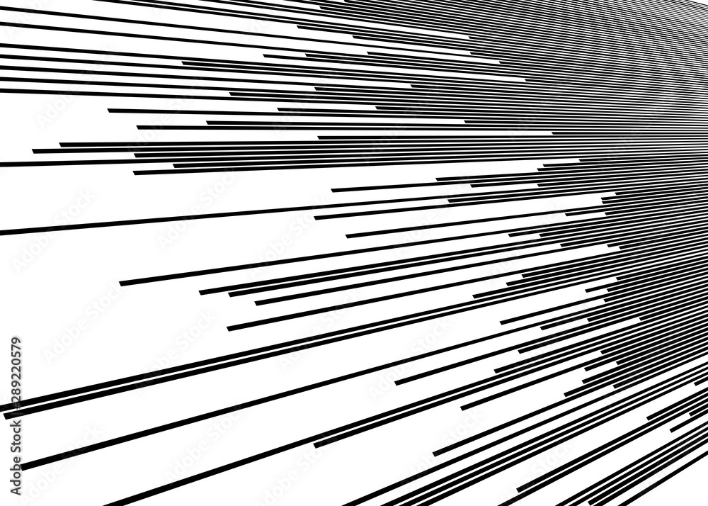 Poster 3d lines pattern in perspective. Oblique, slanting stripes. Diminishing parallel, straight skew strips, streaks texture.Asymmetric dynamic lines abstract geometric illustration. Lineal, linear element