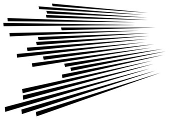 3d lines pattern in perspective. Oblique, slanting stripes. Diminishing parallel, straight skew strips, streaks texture.Asymmetric dynamic lines abstract geometric illustration. Lineal, linear element