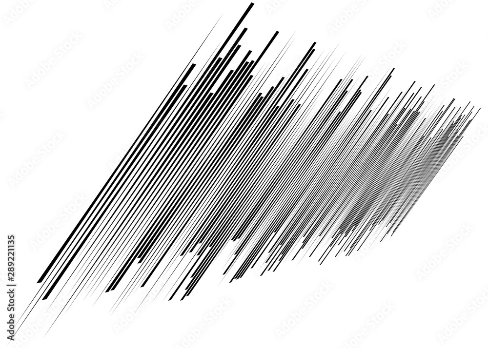 Poster 3d lines pattern in perspective. Oblique, slanting stripes. Diminishing parallel, straight skew strips, streaks texture.Asymmetric dynamic lines abstract geometric illustration. Lineal, linear element