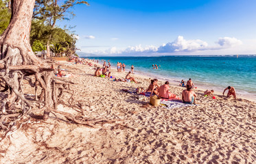beach of Saint-Gilles, Réunion Island  © Unclesam
