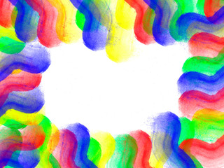 Fototapeta na wymiar bright colors. brush strokes patterns. watercolor stains. art fractals