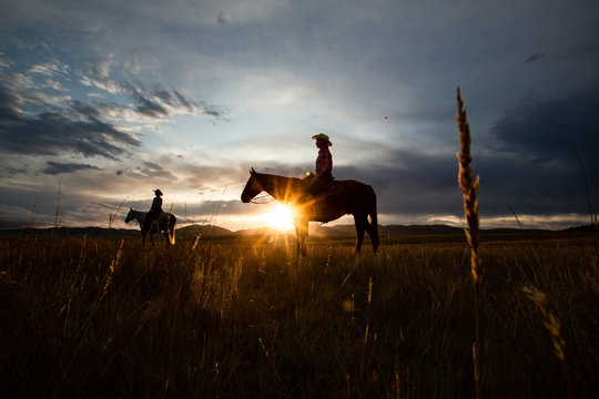 Cowgirl Sunrise