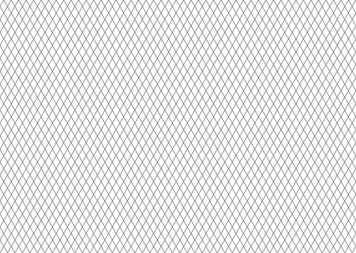 Pattern Line grey color background on white paper, 30 degree straight line intersects a diamond square