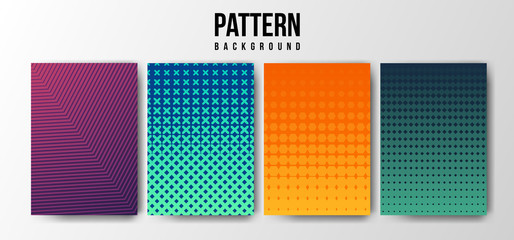 Colorful halftone gradients, colorful cover gradient, cool backgrounds, gradient background, minimal design.