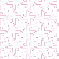 Simple vector seamless abstract pattern on a white background