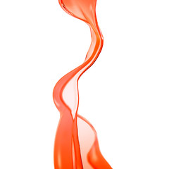 Splash fluid. 3d illustration, 3d rendering.