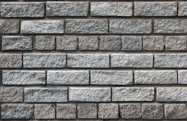 Brick wall texture. Gray bricks background.