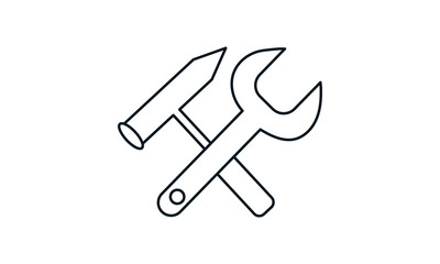 Essential tools icon for construction and home repair-related websites
