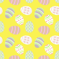 Easter holiday poster design.