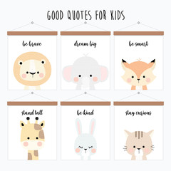 Cute Animal Design - Quotes For Kids