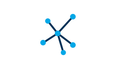 Line graph icon for data and performance-tracking websites